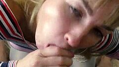 Homemade amateur blowjob for a beloved man