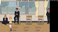 College Lady Engages In Erotic Sex With Men In New Hentai Game