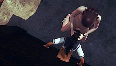 Yaoi Femboy Simon in Hardcore Crossdress Anime Action