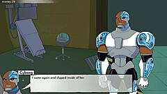 enjoying blackfire’s wild moves in 18titans part 21 hentai game