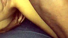 Amateur couple enjoys wild sex with toys and fingering for intense climax.