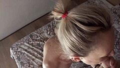 Watch This Pretty MILF Give Intense Deepthroat Blowjob In POV!