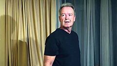 Nasty cherry kiss aggressively fucks old man and chokes on his cock