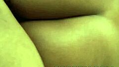 Ebony Milf's Hairy Pussy Bent Over For Monster Cock