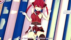 Houshou Marine Gets Fucked On Sex Beach In Hentai