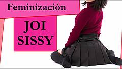 I’m Obsessed with Sissy Joi in Miniskirt and Condom Play