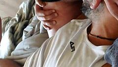 Latinos gays fazendo sexo oral e barebacking, rus�o gozou grosso na boca!