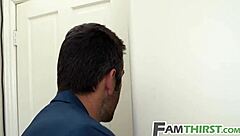 Pre-party rendezvous with my slim thick stepdaughter in taboo fantasy