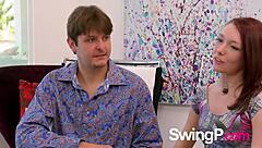 Amateur Couples Get So Nervous Before Swinging Action