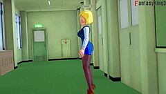 Android 18 Horny!
