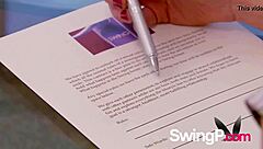 Amateur Couples Get So Nervous Before Swinging Action