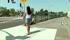 isabella cruz backs her big brown booty up on a hard dick for oral gagging and cumshot