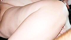 Wife masturbates then gets assfucked and filled by old amateur