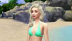 Lucky cameraman feels ecstatic during threesome with blonde super models riding and creampie