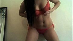 amateur teen 18+ latina strips lingerie shows bald pussy ass hairless homemade big tits