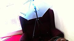 Ebony teen gets covered in cum during shower blowbang compilation