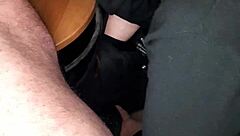 She secretly sucks my monster cock in the office and swallows cum. I explode like a beast! 😈💦