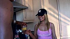 Sensi Seduces Russian Milf for Interracial Fun in Park.