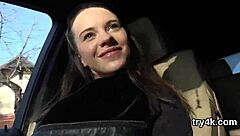 Sensual teen performs oral in pov and gets twat spread for shagging