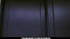 Skinny Allie Addison Blows Monster Cock for Job