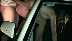 Alexis Crystal Offers Ass Through Car Window for Intense Public Fucking