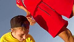 Webcam - Skater Twinks Engage In Bareback Fucking And Blowjob