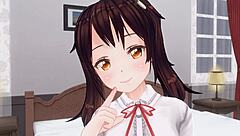 sister teases anal with edging handjob in uncensored anime