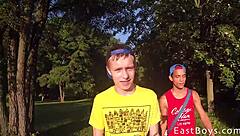 Webcam - Skater Twinks Engage In Bareback Fucking And Blowjob