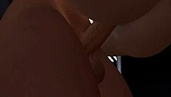 Sexy Futa Slut Fucks Elf Prisoner with Creampie in Tight Pussy