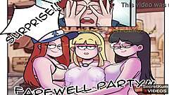 gravity falls next summer dipper's foursome outdoor cabin orgy