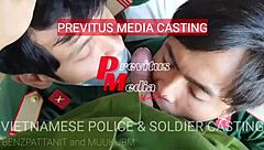 police and soldier tricked into gay sex during casting