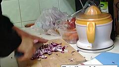 Naughty Nuns In Stockings Play With Food And Each Other