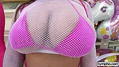 Busty Ella Knox and Violet Myers in Wild Nympho Threesome