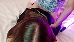 Latina Wife's Cuckold Threesome Involves Dance and Cum