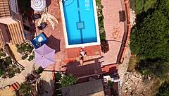 cute twink slave gets fucked upside down and milked after cbt 😈