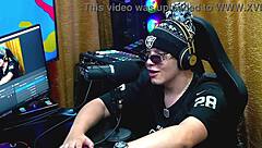 ruan and everton interview natasha steffens in barraco podcast with sheer red outfit