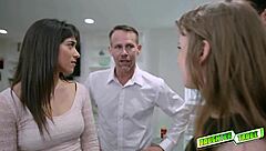 horny daddies railing teen girls hard with mature cocks in doggystyle