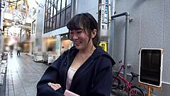 Redhead MILF with big ass and tits gives blowjob, bent over for creampie POV.