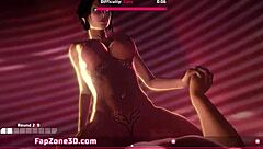 3D Naughty Girl Fucked in All Poses by Cock Hero