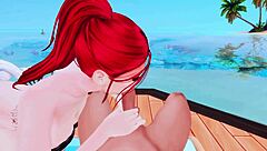 I am the perverted mermaid deepthroating huge bbc for cumshot