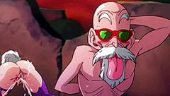 Redhead MILF with big ass and tits gives blowjob, bent over for creampie POV.