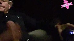 ebony facial in adult movie theater