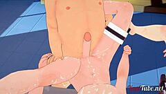 Boruto and Naruto Clash in Wild Yaoi Orgy with Intense Action