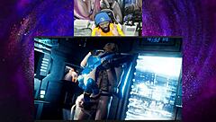 In fantasy hentai, jaheira gets assfucked while aerith watches tifa in pov