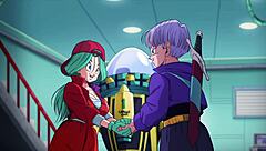 Redhead MILF with big ass and tits gives blowjob, bent over for creampie POV.