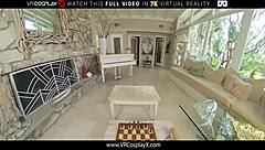 Beth Harmon Plays Fuck Chess in VR, Bent Over and Riding Hard