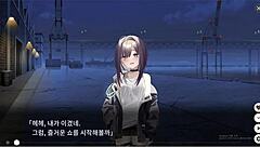 Redhead MILF with big ass and tits gives blowjob, bent over for creampie POV.