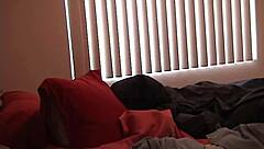 Redhead MILF with big ass and tits gives blowjob, bent over for creampie POV.