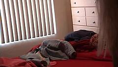 Redhead MILF with big ass and tits gives blowjob, bent over for creampie POV.