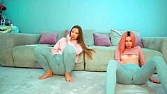 twins in cosplay are just unreal to watch while fingering on webcam.